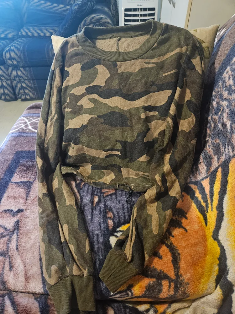 Camo Long Sleeve Top thumbnail