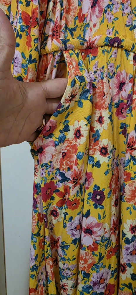 Torrid Yellow Floral Dress - Size 1 - photo 3