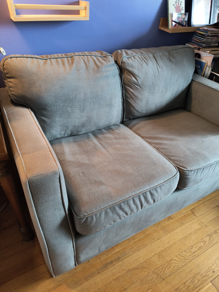 Grey Loveseat Sofa