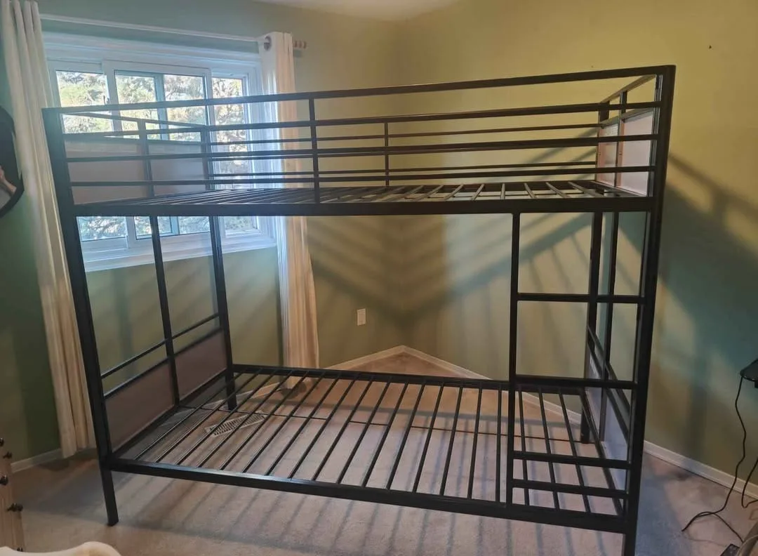 Metal Black Bunk Bed Frame thumbnail