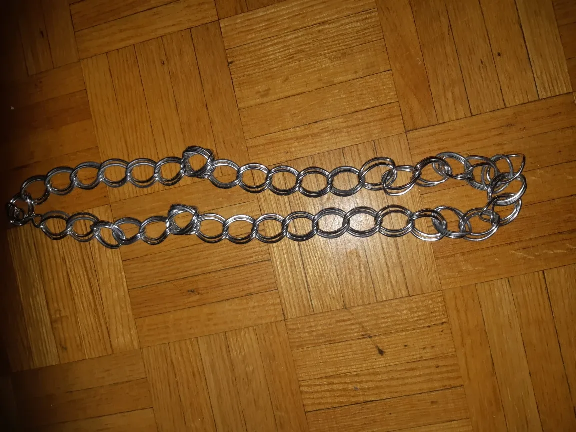 Silver Metal Chain necklace 🇨🇦 thumbnail
