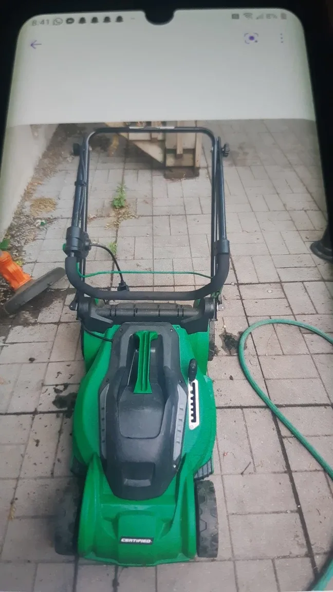 Electric Lawn Mower - Green thumbnail