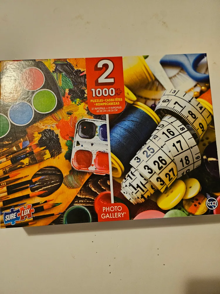Sure-Lox 2 x 1000+ Piece Puzzles thumbnail