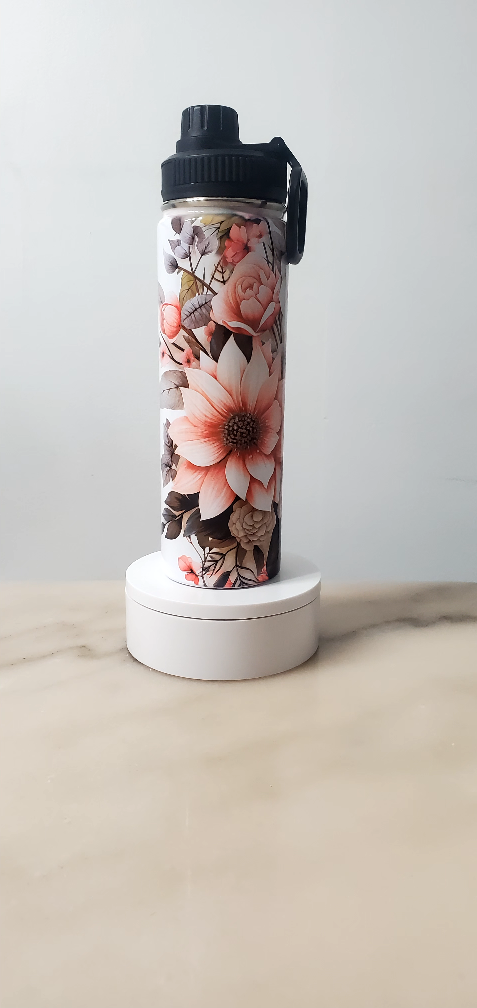 Floral Design Water Bottle - photo 2