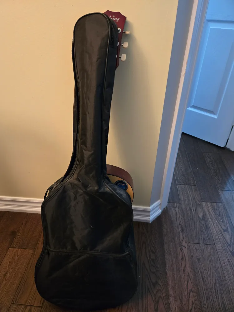 Jixing DD-381 Acoustic Guitar with Case image indicator(3)