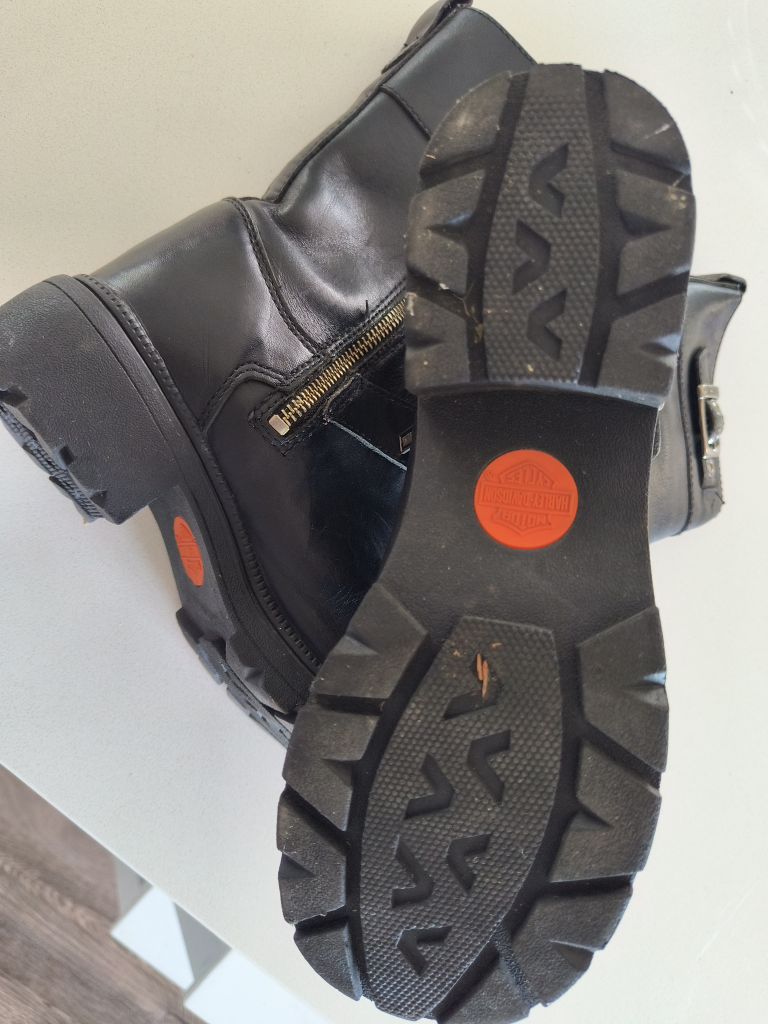 Harley Davidson Black Leather Boots - photo 4