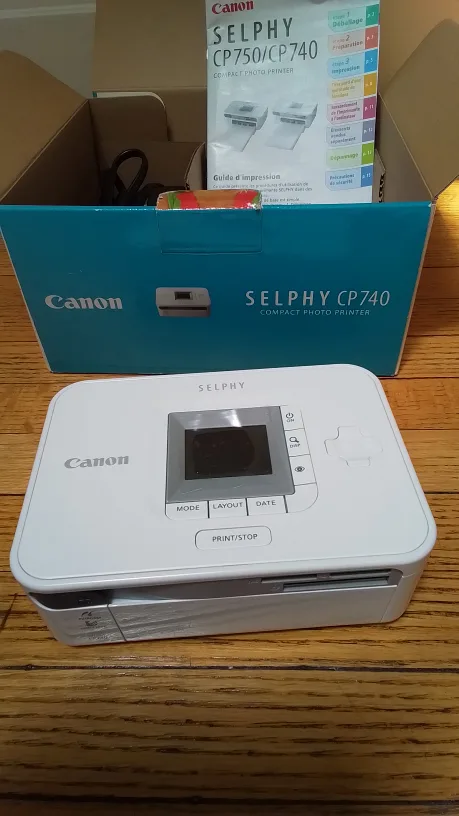 Canon Selphy CP740 Compact Photo Printer image indicator(3)
