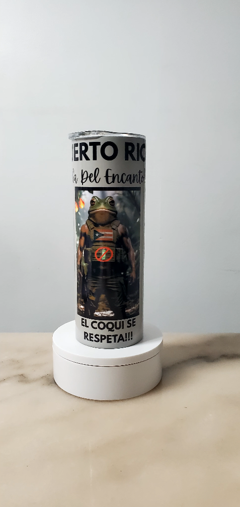 Puerto Rico Coqui Tumbler
