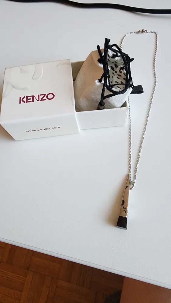 Kenzo Silver Pendant Necklace thumbnail
