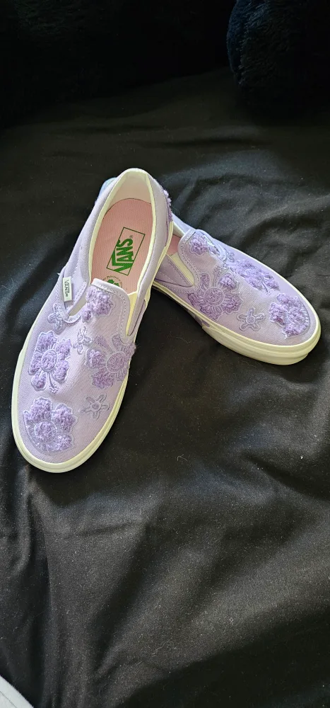 Vans Slip-On Shoes - Purple Floral thumbnail