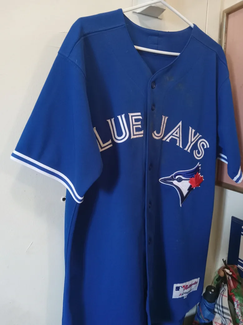 Majestic Toronto Blue Jays Kevin Pillar #11 Jersey, Size 46 thumbnail