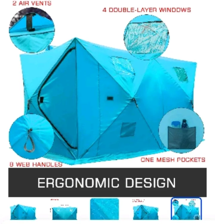 BuoQua 8 Person Ice Fishing Tent image indicator(9)