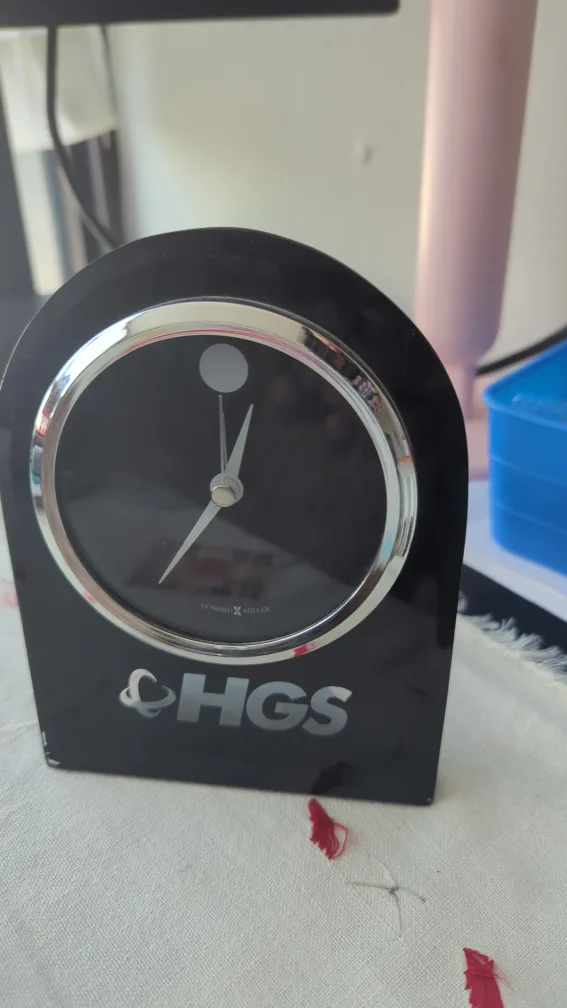 Howard Miller HGS Black Table Clock thumbnail