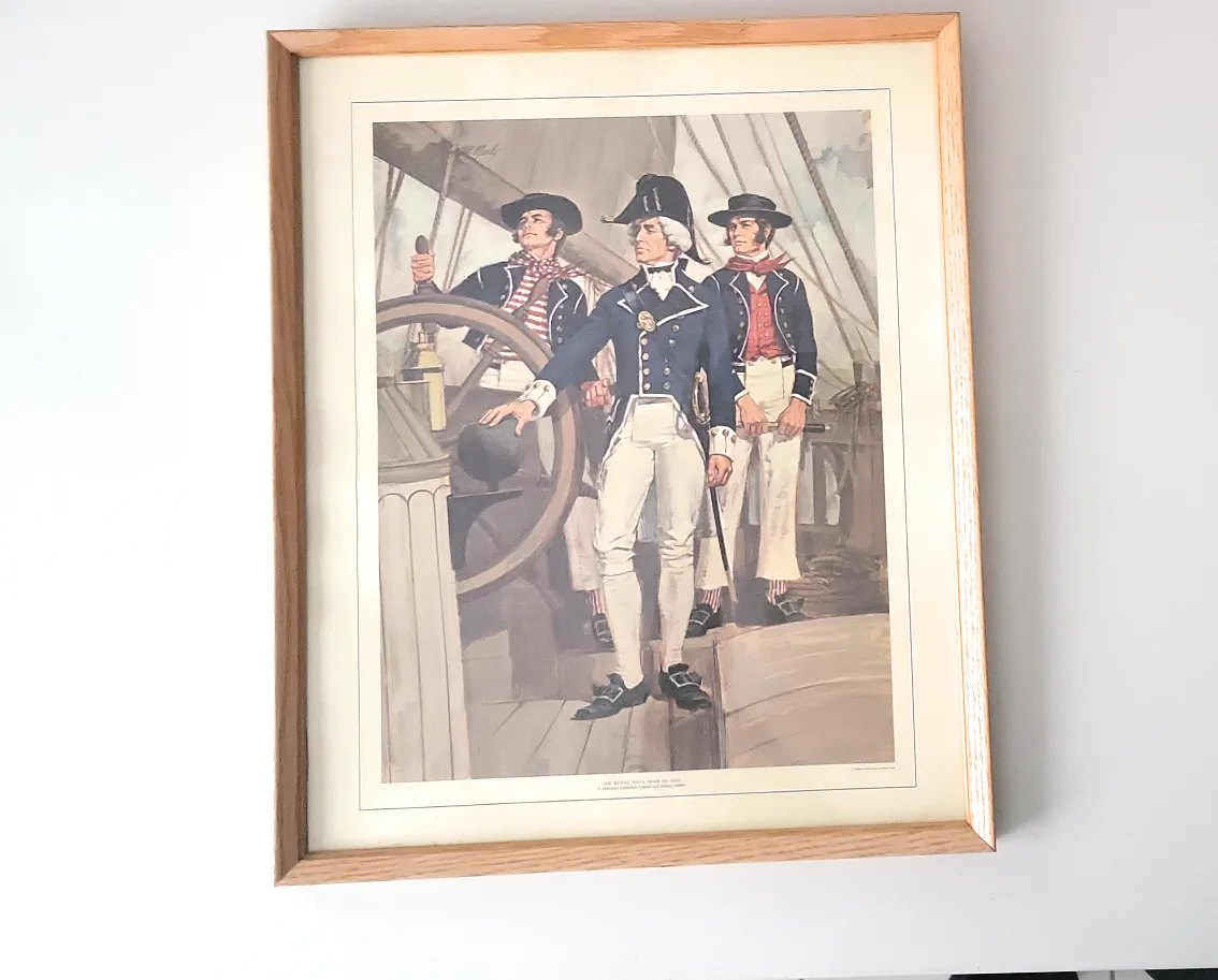 Tom Mcneely Framed Print: The Royal Navy. 15 x 18 inches image indicator(2)