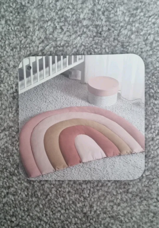 Play Mat - Pink & Beige Rainbow image indicator(2)
