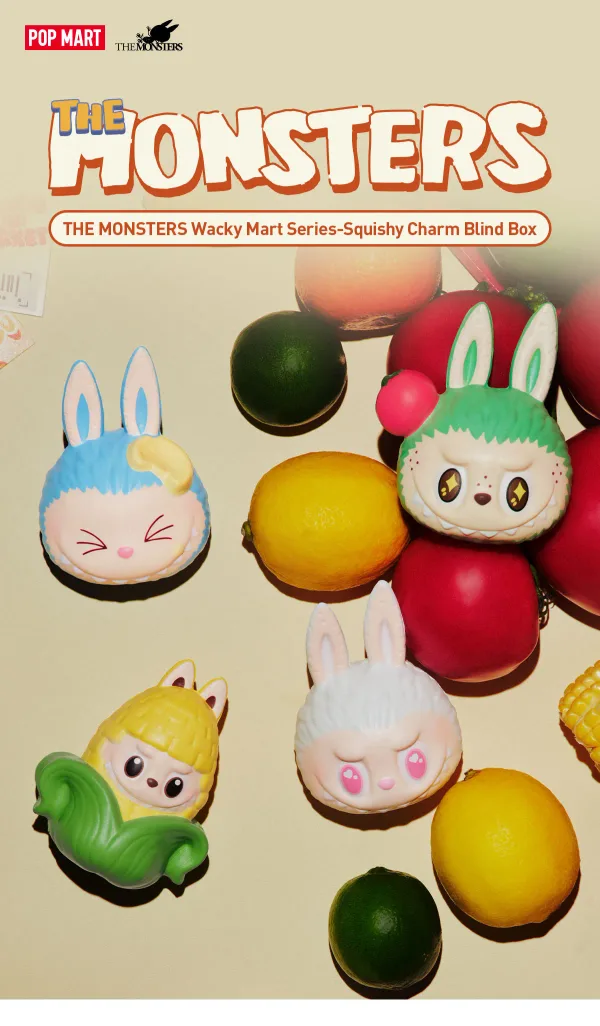 Labubu Wacky Mart Series Squishy Charm Blind Box thumbnail