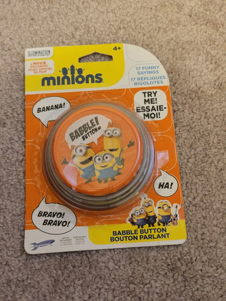 Minions Babble Button Toy thumbnail