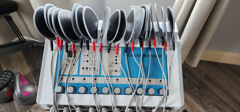 EMS muscle stimulation machine