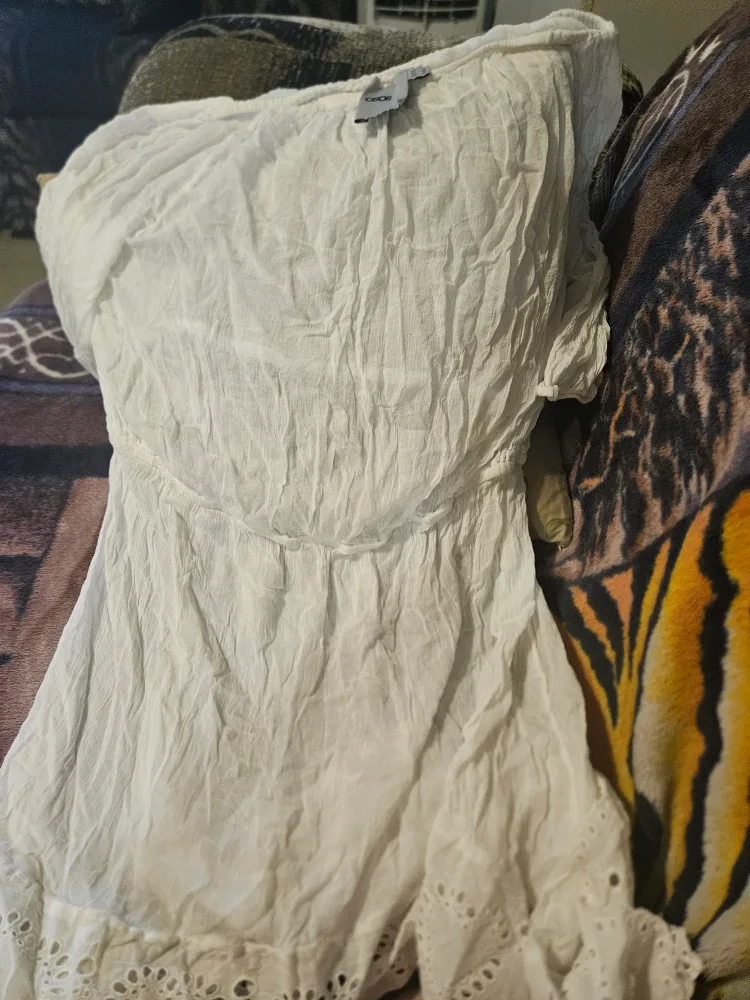 ASOS White Dress - Size 14 thumbnail