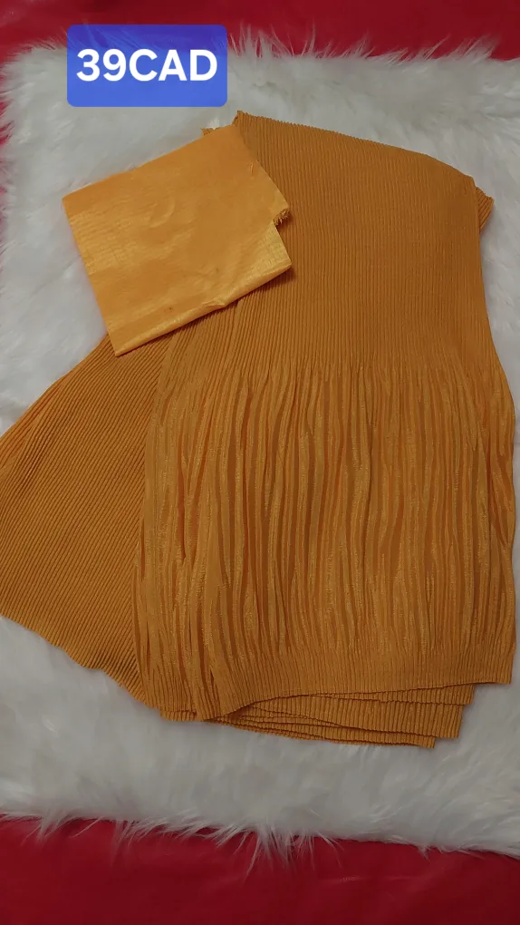 Bollywood style Pleated georgette sarees very beautiful colors 😍 image indicator(9)