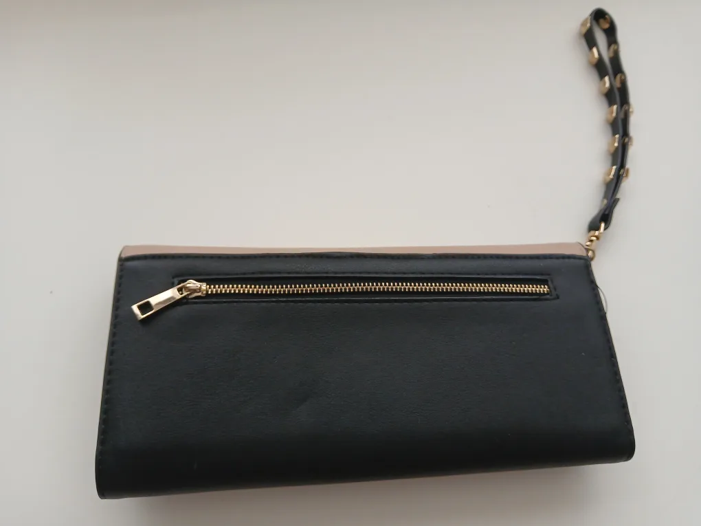 ALDO Studded Wallet - Black & Blush pink image indicator(3)