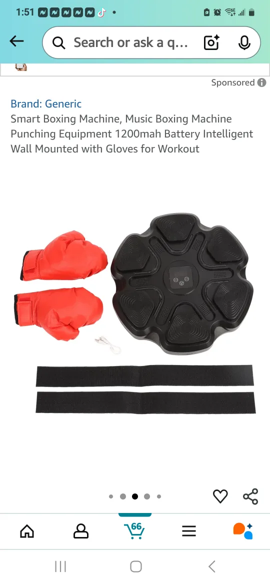 Smart Boxing Machine with Gloves thumbnail
