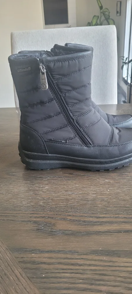 Thinsulate Black Winter Boots size 8 image indicator(2)