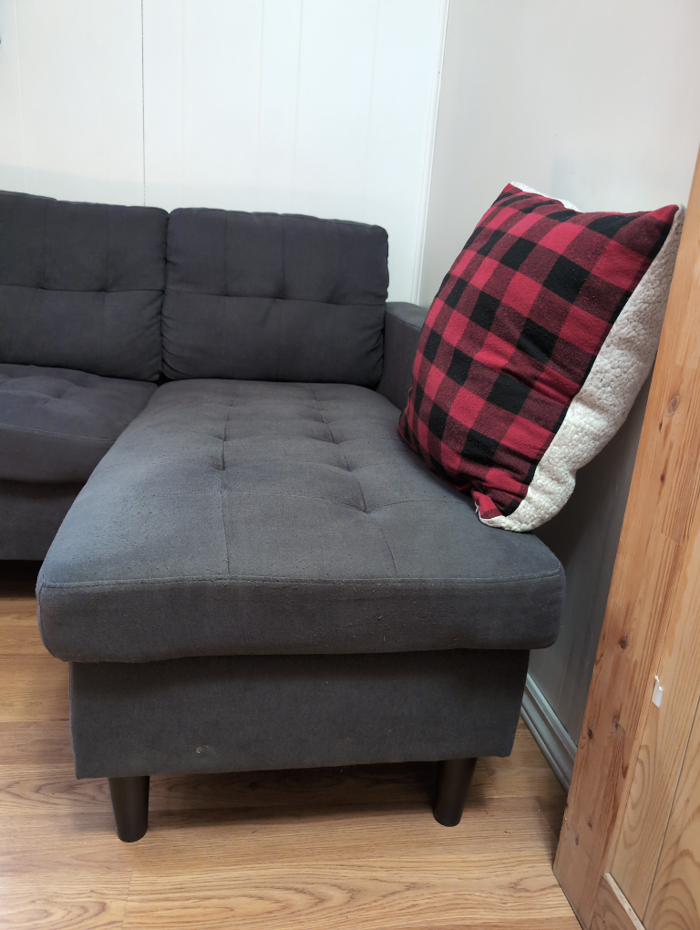 Rich Grey Sectional Sofa - photo 4