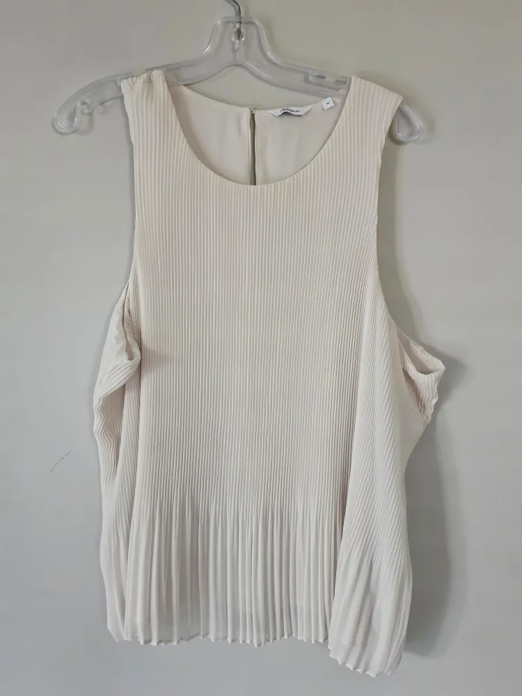Pleated Tank Top by Per Se, Size XXL thumbnail