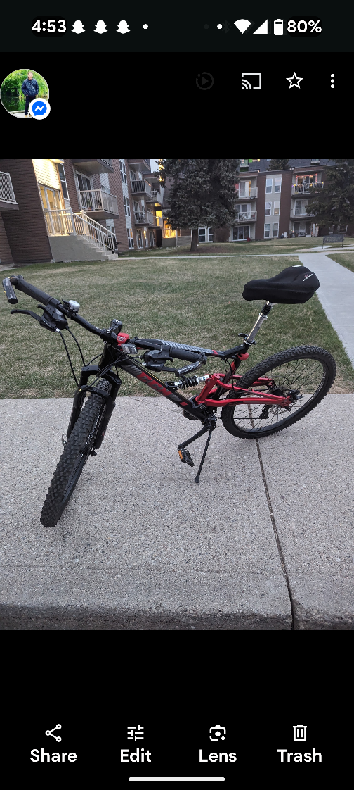 CCM Korp Mountain Bike - Red & Black