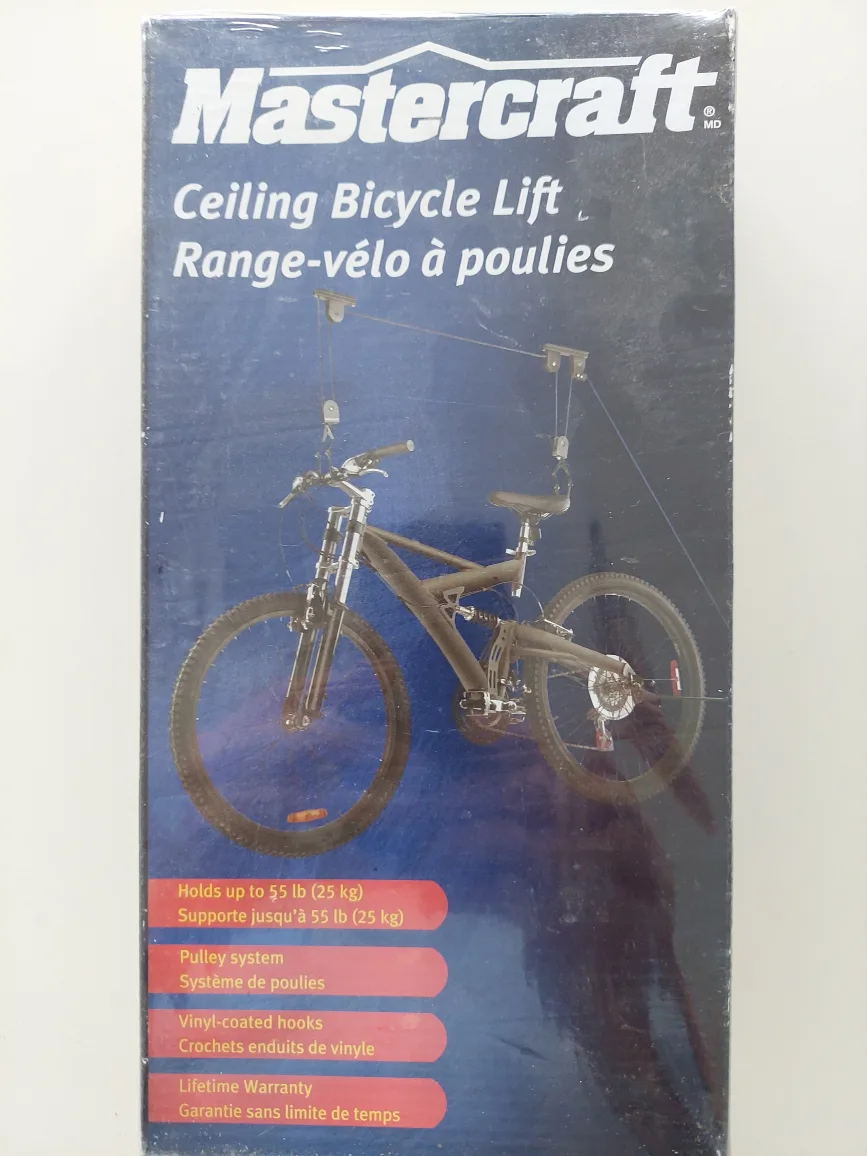 Mastercraft Ceiling Bicycle Lift - New in Box! thumbnail