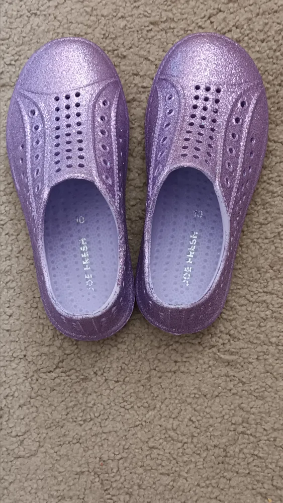 Glitter Purple Shoes - Size 10 thumbnail