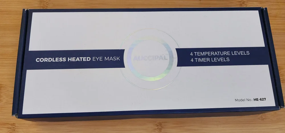 Auccipal Cordless Heated Eye Mask HE-627 - New in Box thumbnail
