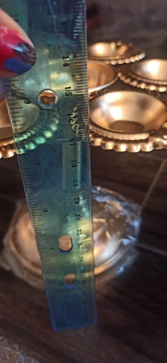 New Brass Diya Oil Lamp Set. image indicator(4)