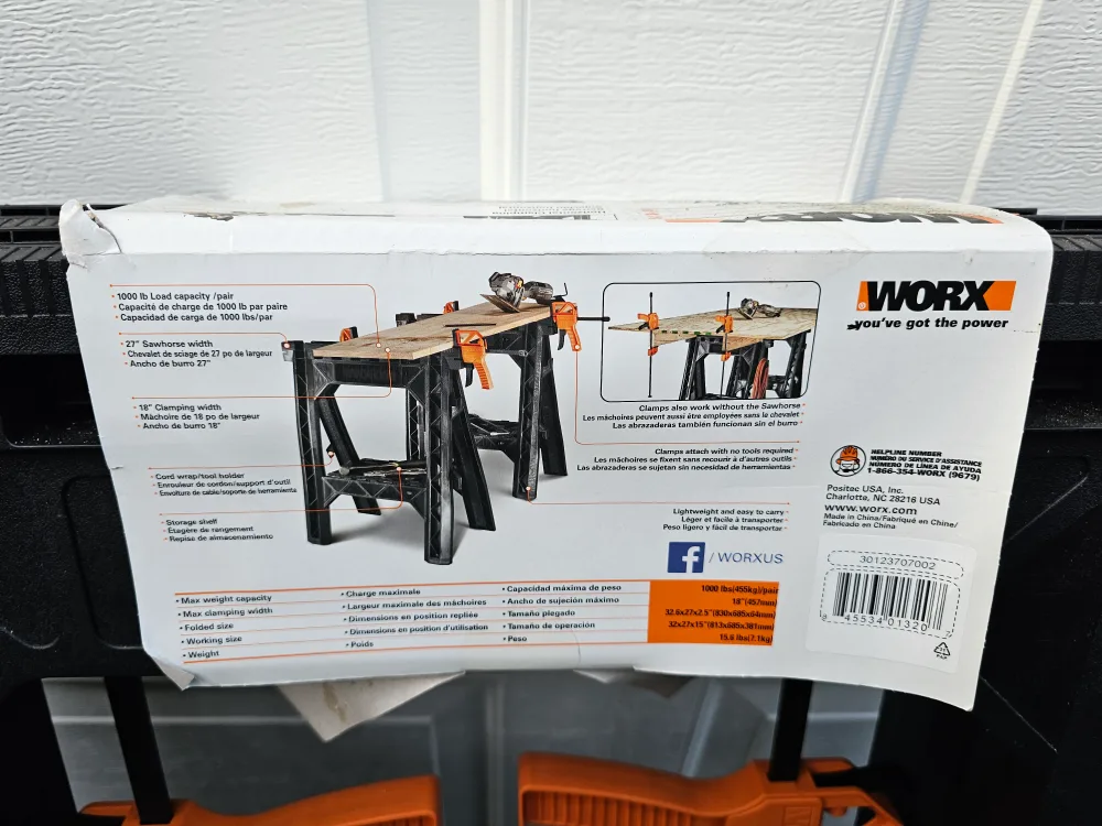 WORX Clamping Sawhorses and Clamps image indicator(5)