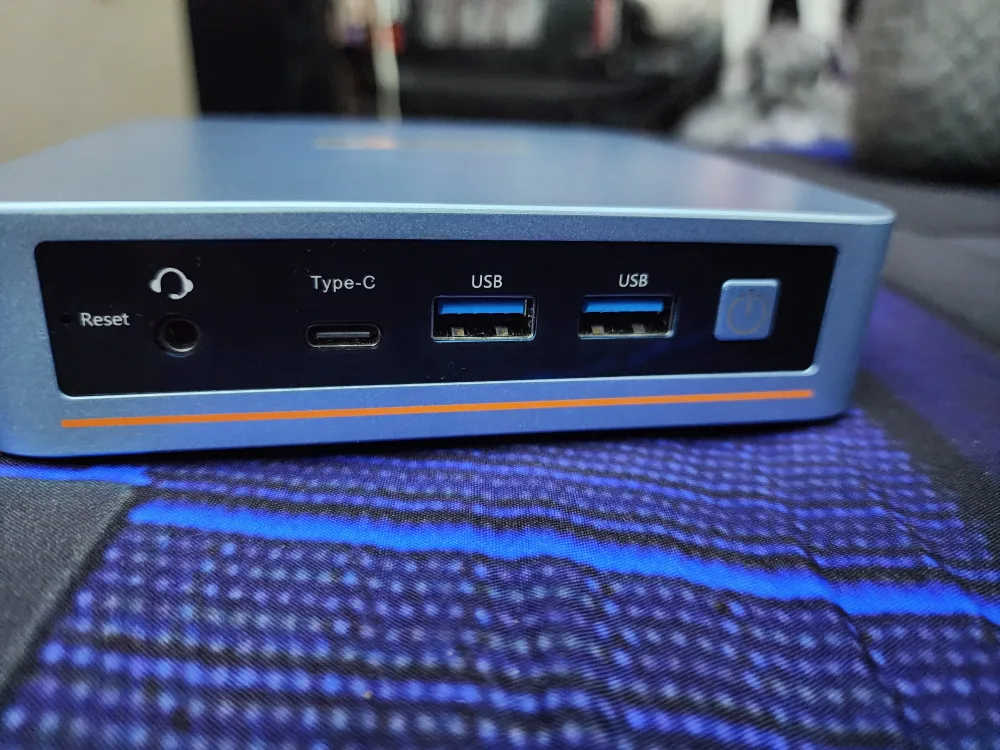 Peladn HUNSN BM08 Mini PC - Blue thumbnail
