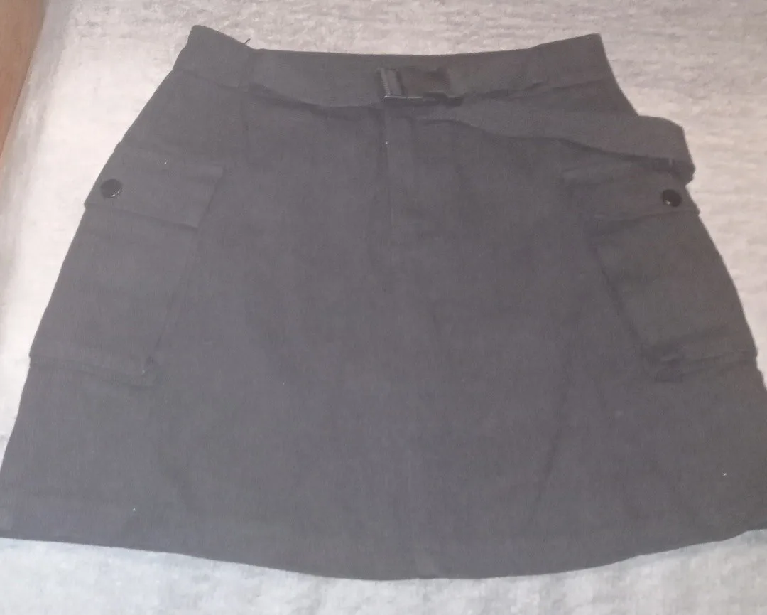 Black Cargo Skirt thumbnail