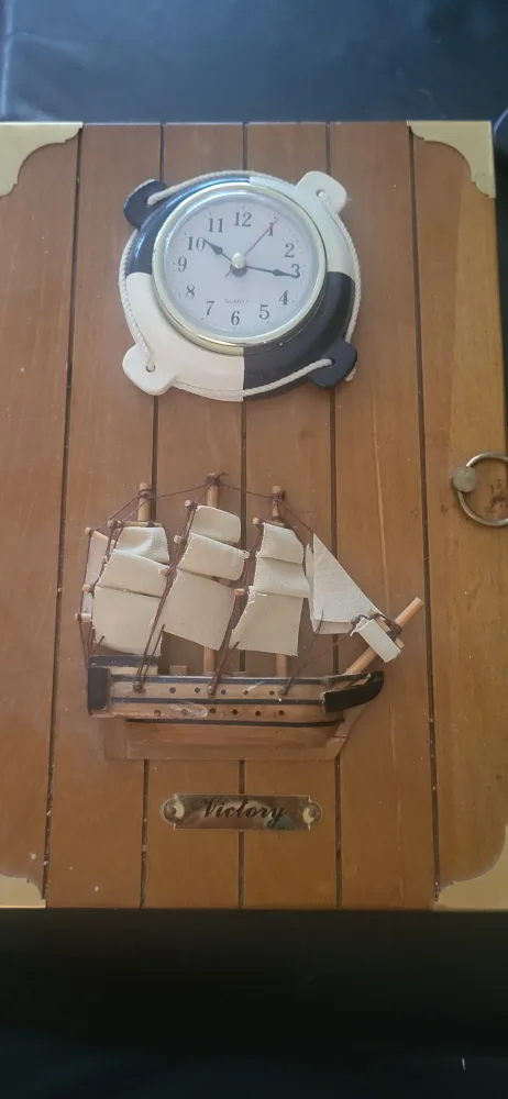 Wooden Key Box with Nautical Decor thumbnail