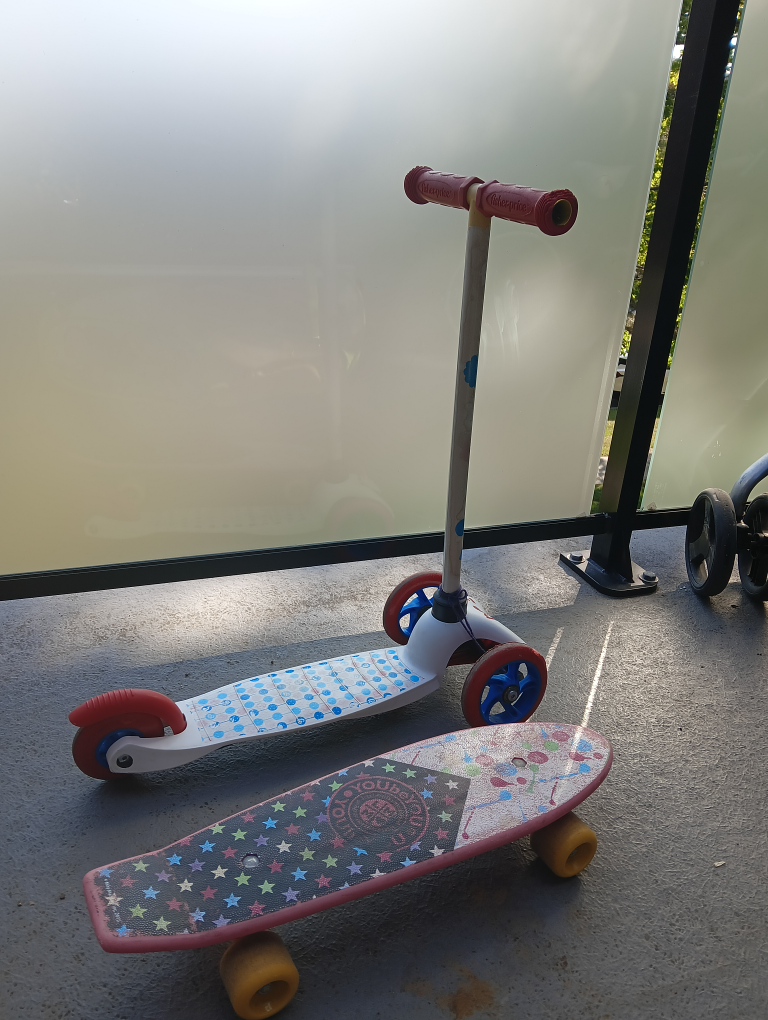Kids Skateboard & Scooter Set