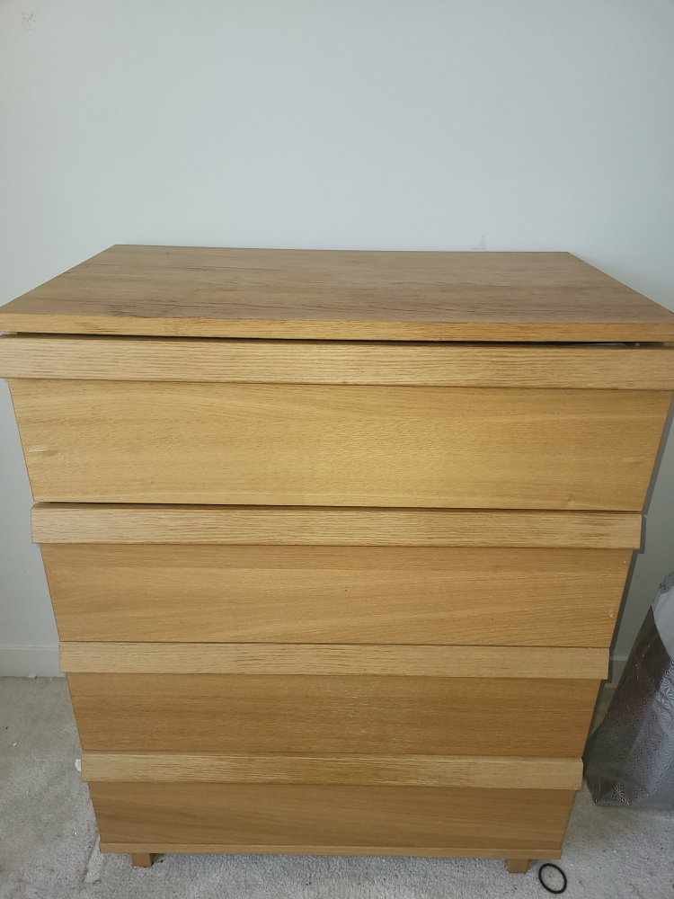 Ikea Wooden 4-Drawer Dresser