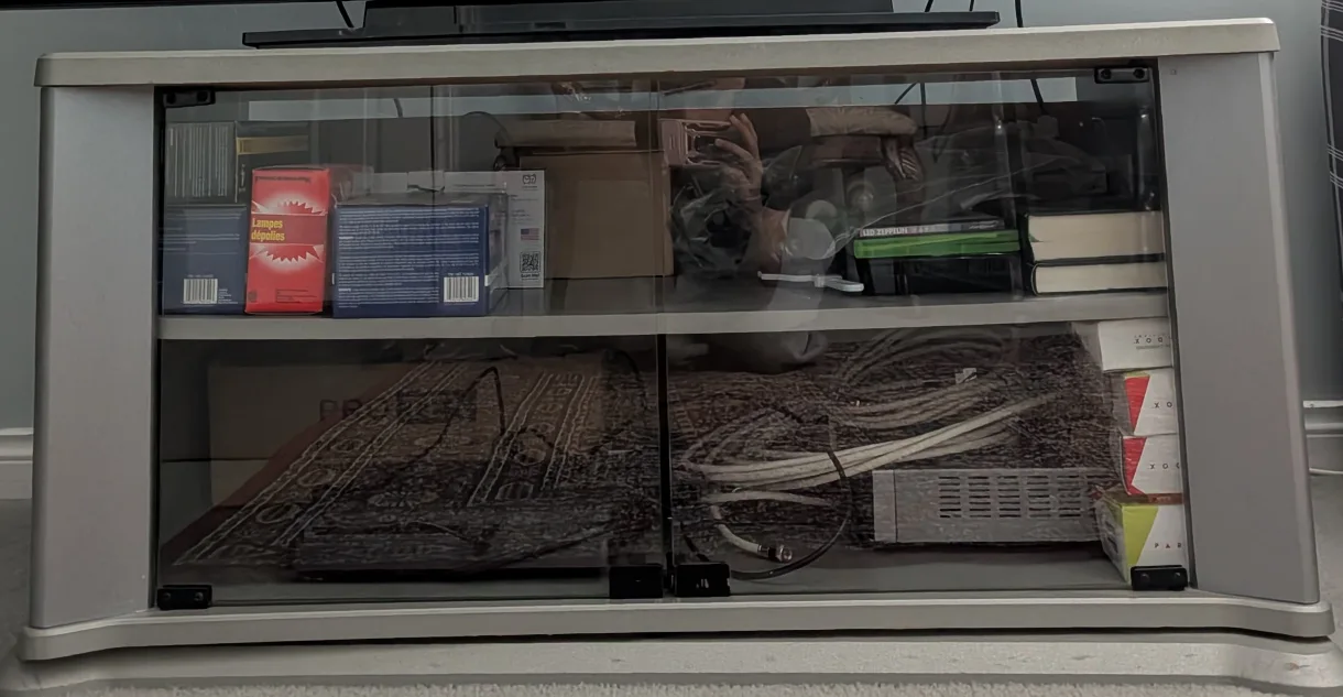 Silver Glass Display Cabinet thumbnail