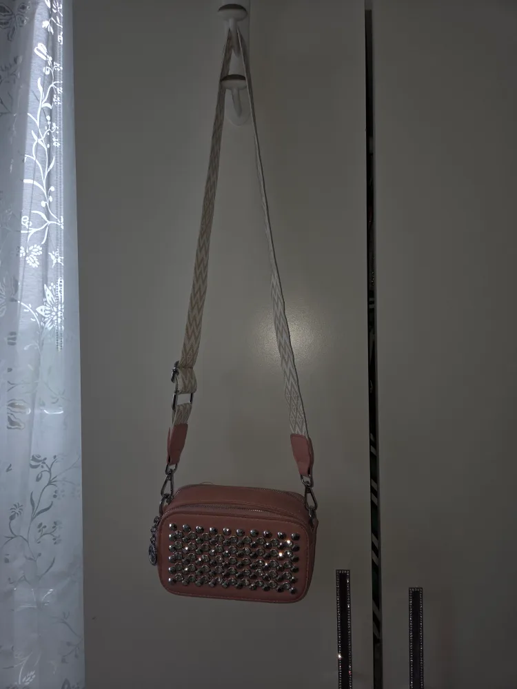 Pink Studded Crossbody Bag image indicator(2)