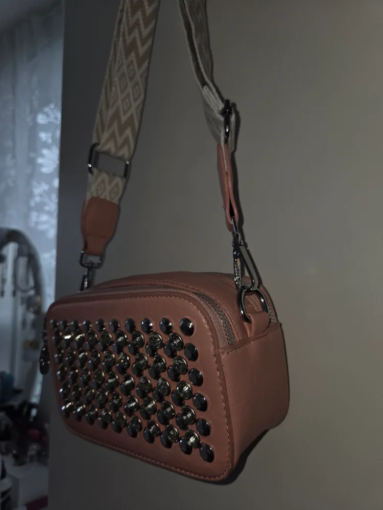Pink Studded Crossbody Bag image indicator(5)