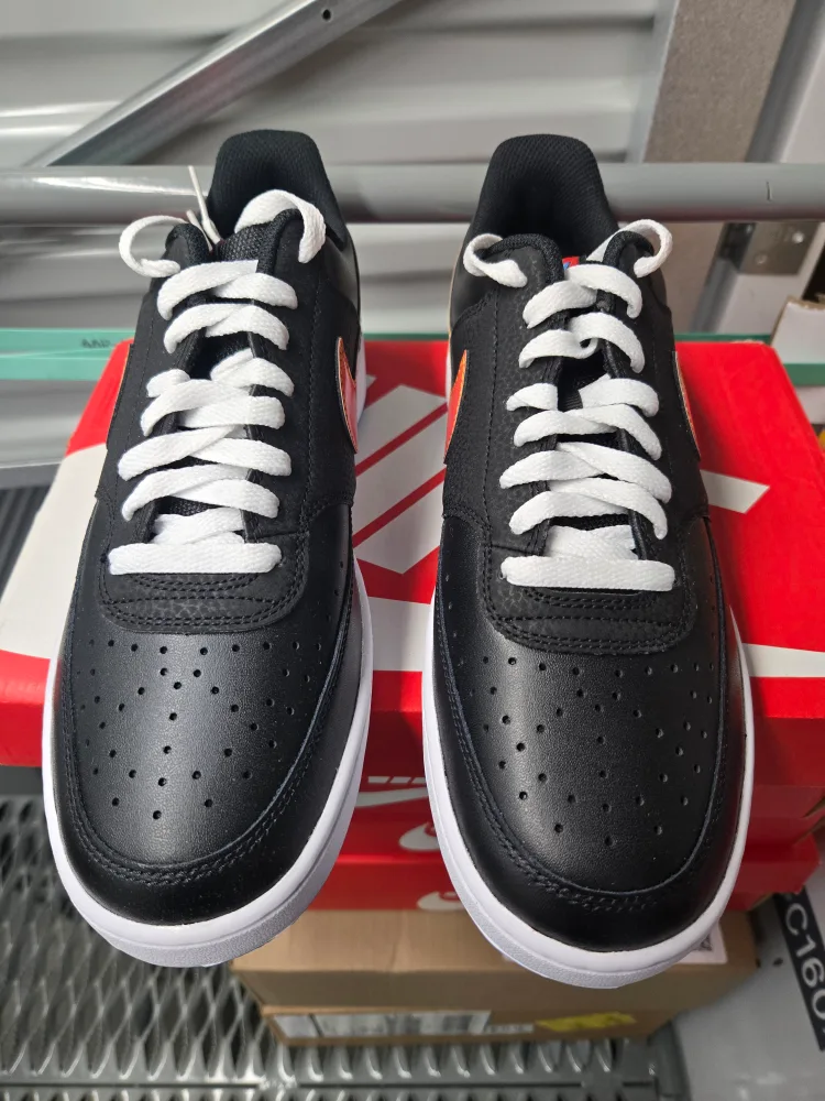 Nike Court Vision Low Black/Orange Size 9 thumbnail