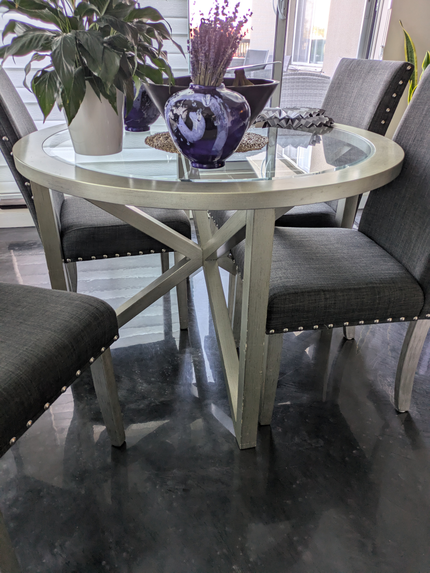 dining room table and chairs - photo 2