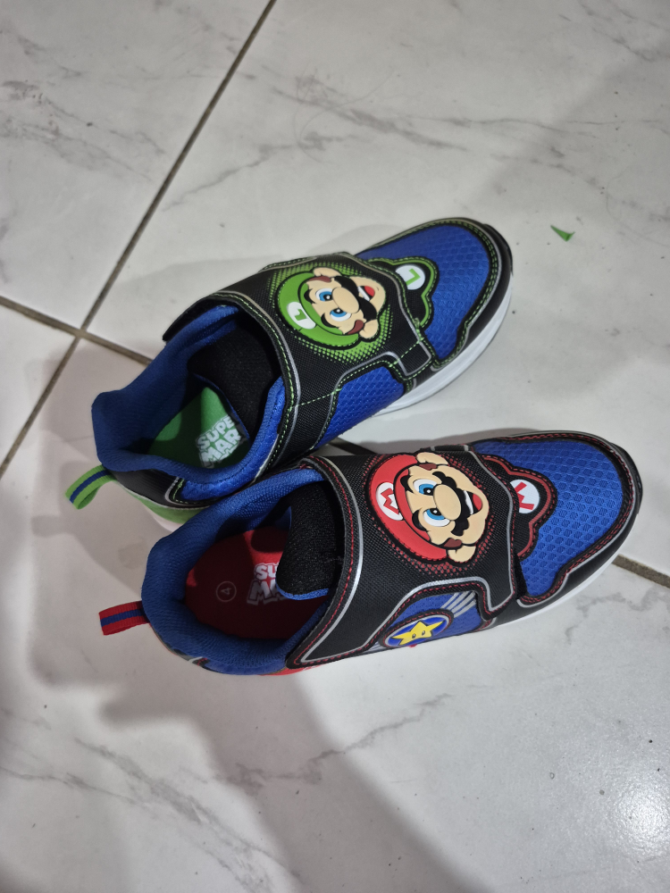 Super Mario & Luigi Kids' Shoes - Size 4