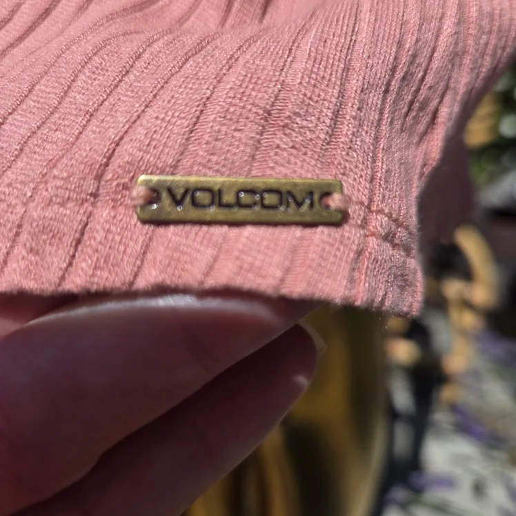 Volcom Dress - Size L- Ribbed Light Salmon image indicator(2)