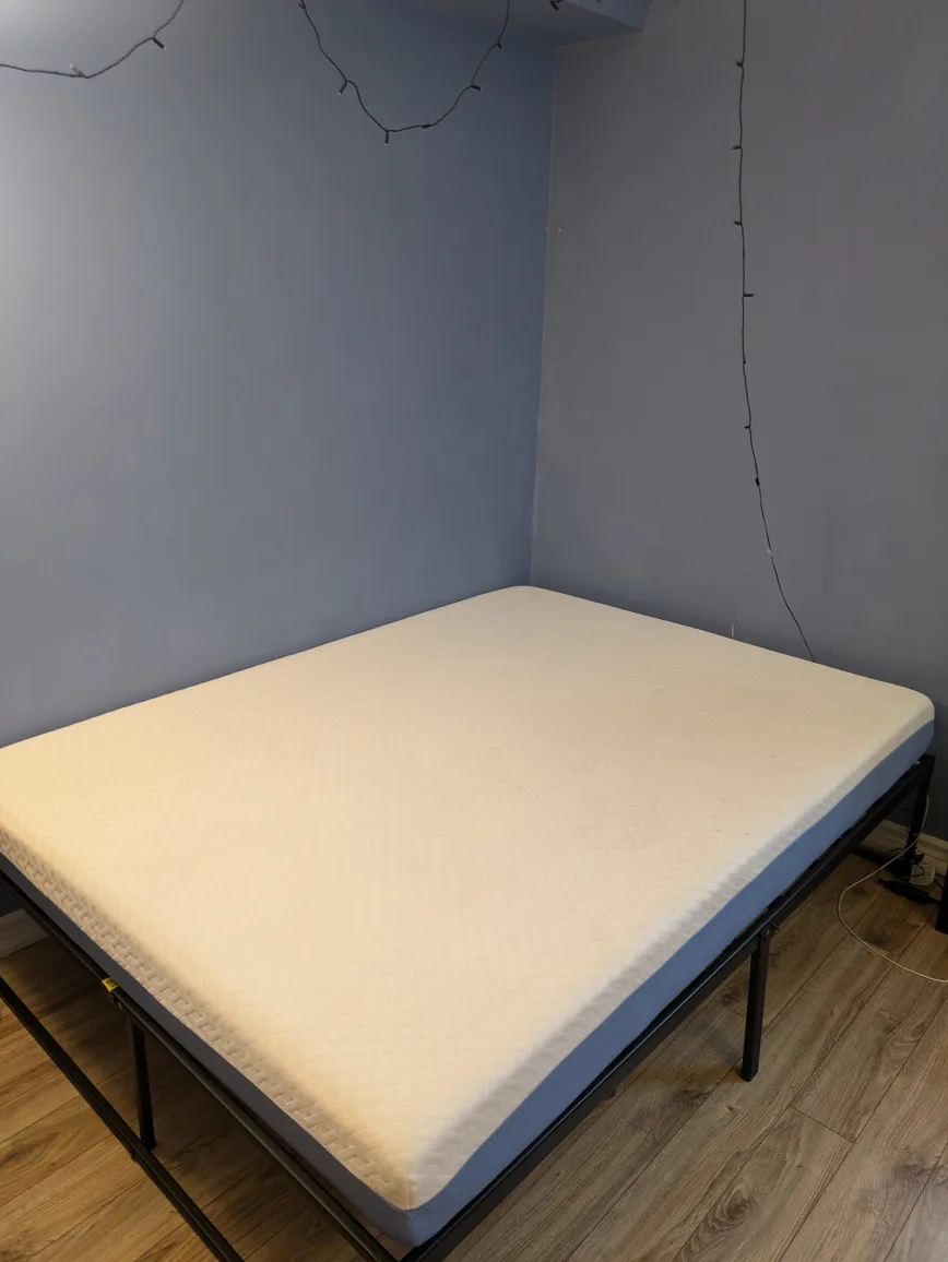 Full Size Mattress and Metal Bed Frame thumbnail