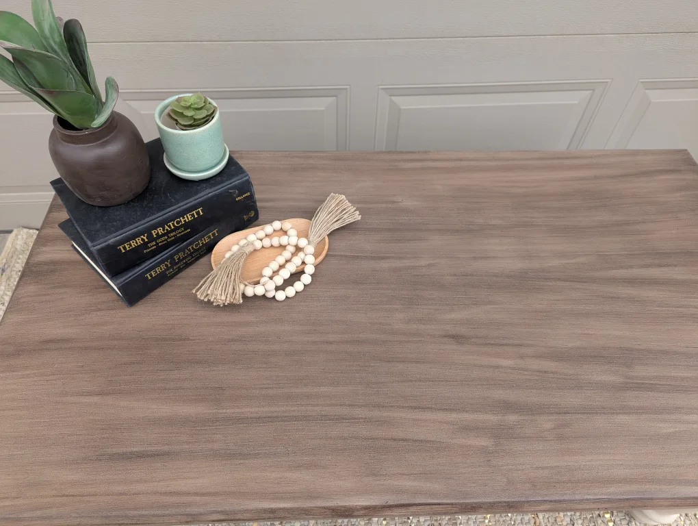 Newly refinished coffee table with carved details image indicator(5)