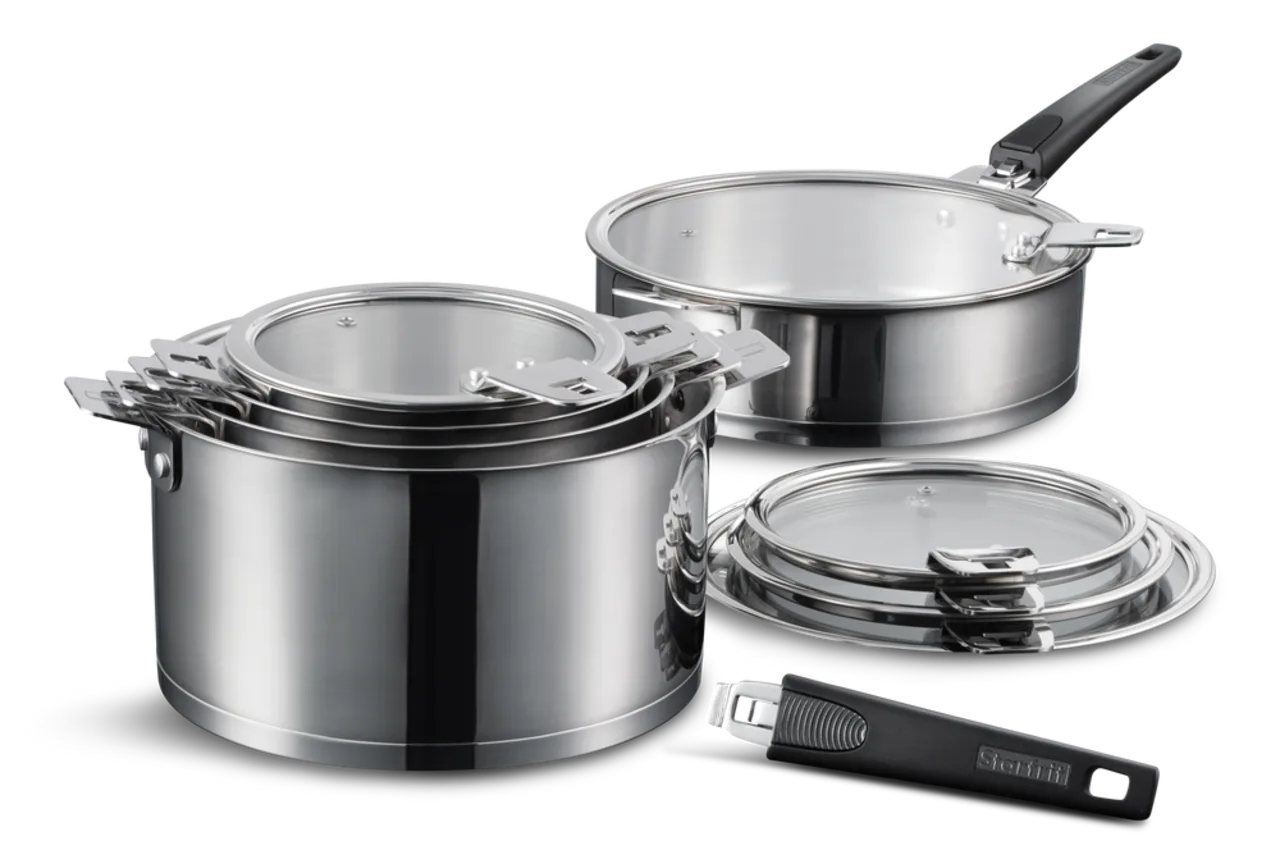 *NEW* 14-pc Heritage The Rock Non-Stick T-Lock Cookware Set image indicator(4)